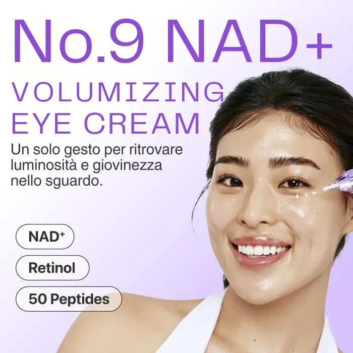 No.9 NAD+ retinol volumetox Eye Cream 10ml - Volume & Lift Occhi in 4 Settimane