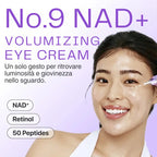 No.9 NAD+ retinol volumetox Eye Cream 10ml - Volume & Lift Occhi in 4 Settimane
